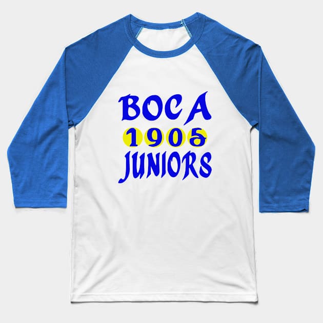 Boca Juniors Classic Baseball T-Shirt by Medo Creations